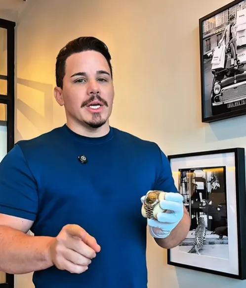 Relógio no Instagram